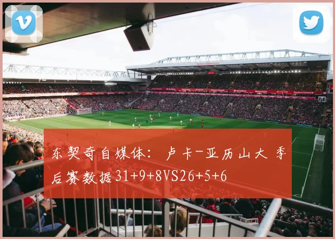 东契奇自媒体：卢卡-亚历山大 季后赛数据31+9+8VS26+5+6